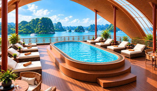 Sunny Jacuzzi Pool