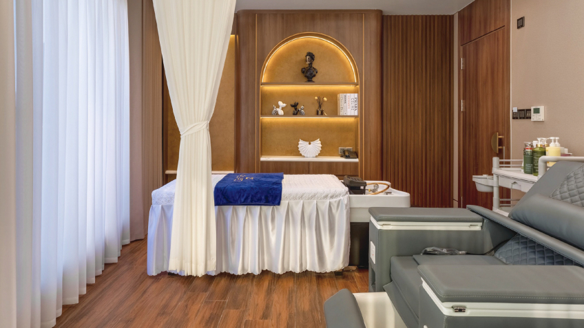 Spa room with Massage Chairs
