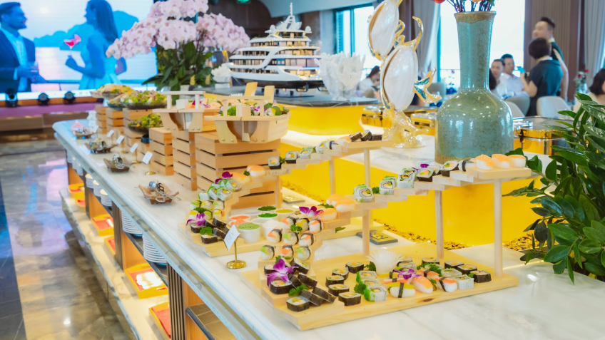 Buffet meal