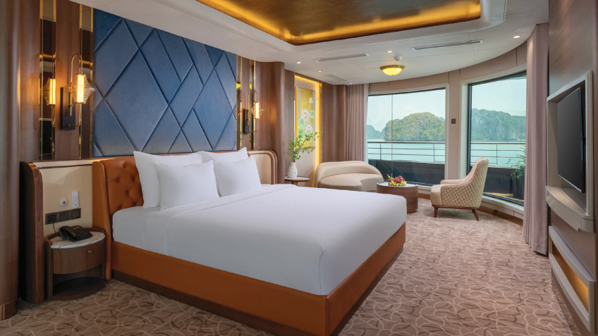 Most luxurious room onboarrd