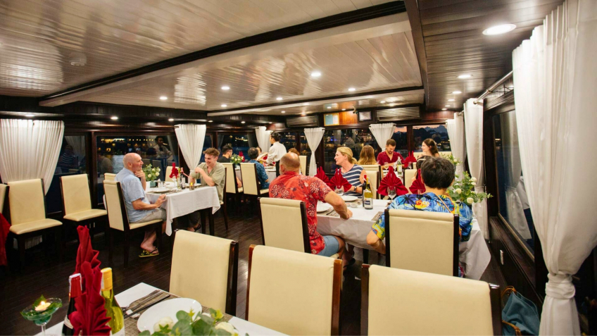 The Restaurant on board
