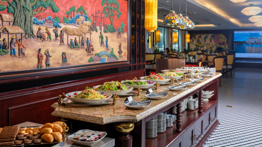 Buffet Line in the restaurant