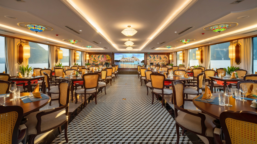 Elegant 1st deck restaurant