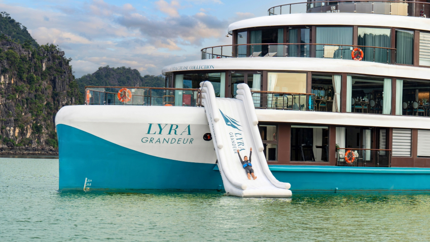 Entertain on the Waterslide