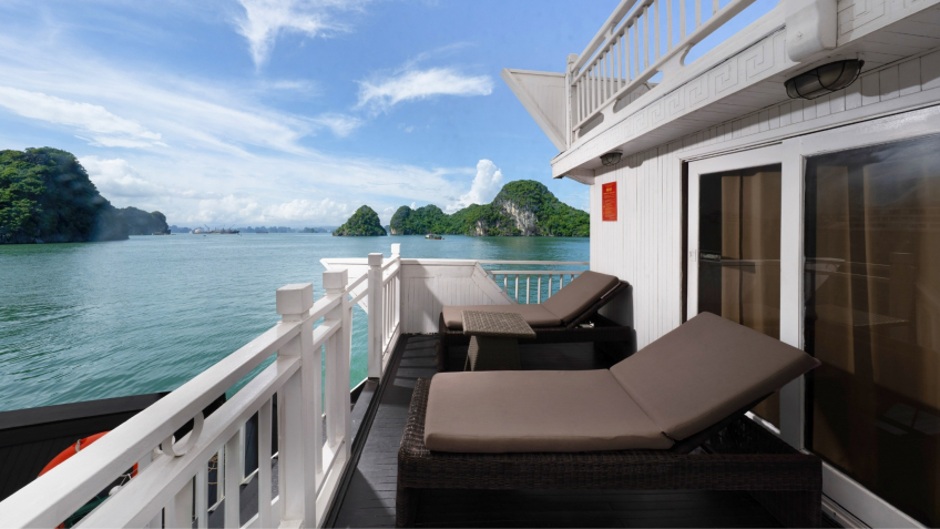 Terrace with Sun Loungers