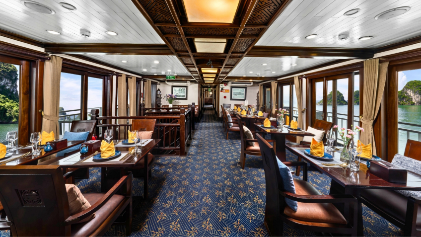Enjoy the bay view on board