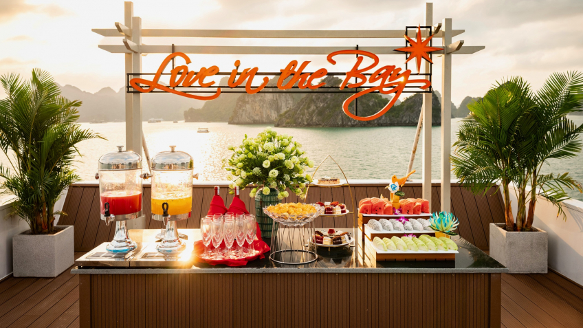 Sunset Party with desserts