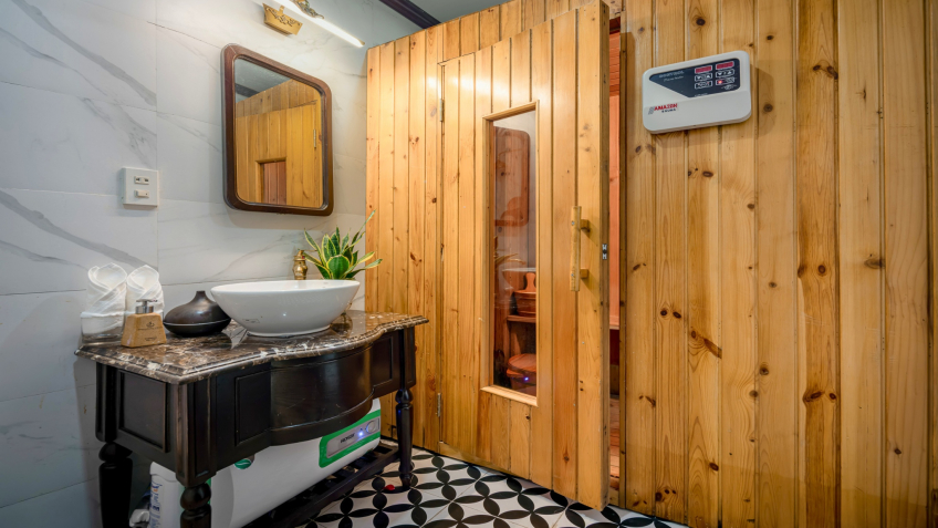 Sauna Room for relaxation