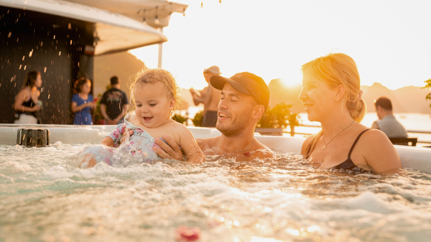 Unwind in the Jacuzzi