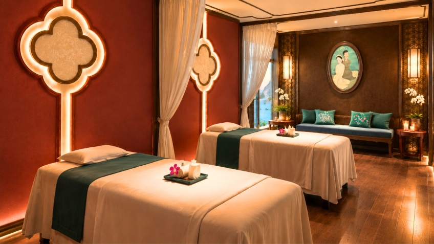 Cozy Ambiance in the Spa