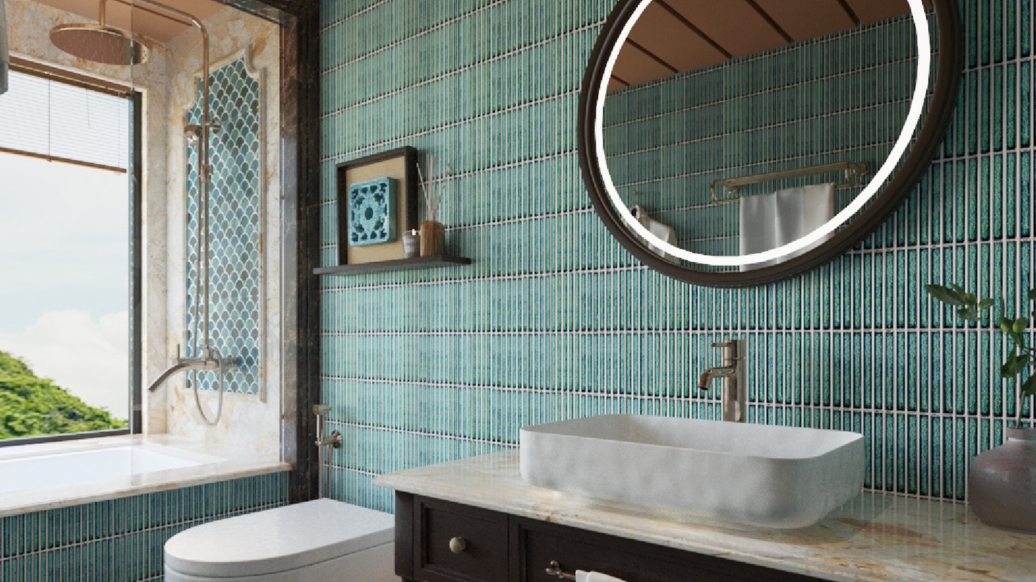 Bathroom with Bathtub