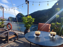 Enjoy morning coffee