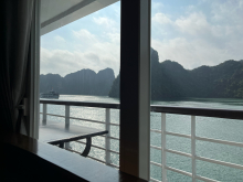 From the balcony